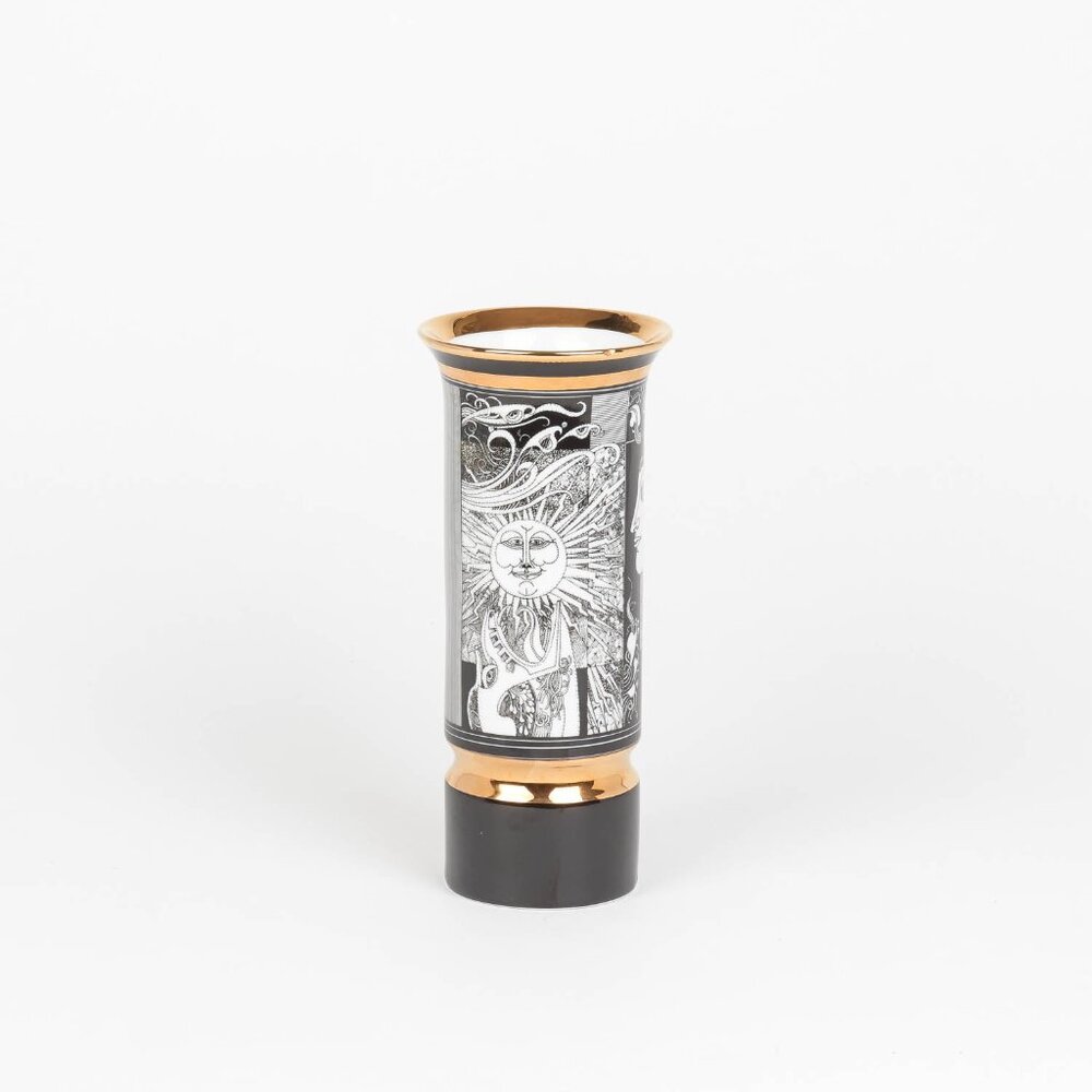 1960s Hollohaza Vase by Endre Szasz -MCM Meets Art Nouveau - Picture 2 of 3